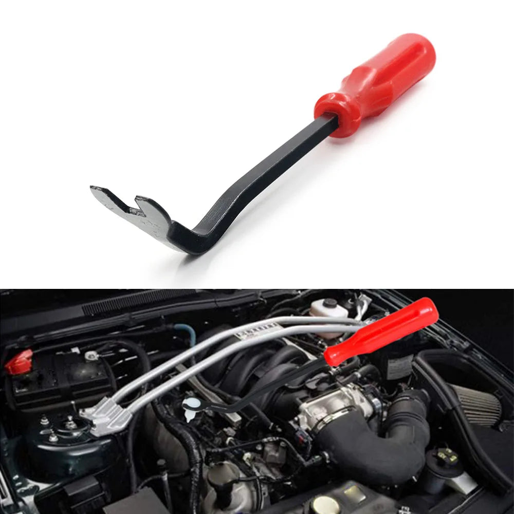 4pcs/Set Portable Car Panel Removal Tool Kit Nail Puller Radio Audio Door Pry Repair Clip Trim Dash Removal Installer Hand T…