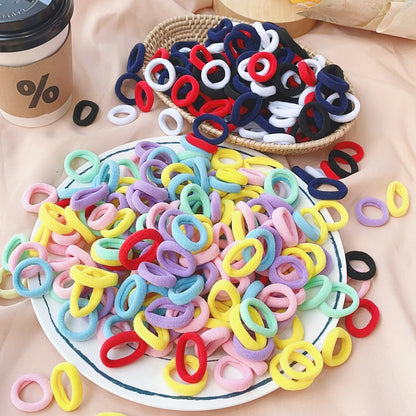 20/50pcs Kids Elastic Hair Bands Girls Sweets Scrunchie Rubber Band for Children Hair Ties Clips Headband Baby Hair Accessor…