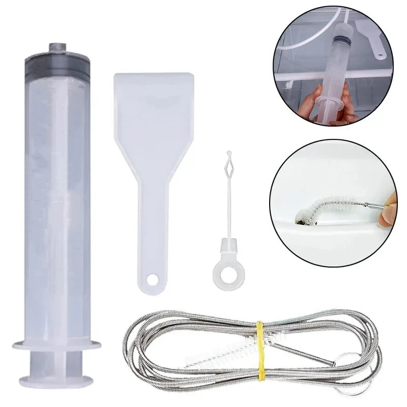 5/6 Pcs Refrigerator Drain Hole Clog Remover Fridge Hole Brush Water Outlet Cleaner for Household Clean Dredge Cleaning Tool…