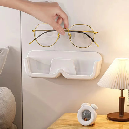 1/3PC Glasses Holder Wall Mounted Sun-glasses Display Holder Punch-free Self-adhesive Clothes Accessories Organizer Home Sto…
