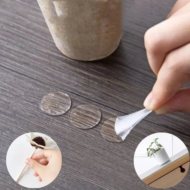 100pcs Round Double Sided Tape Adhesive Dots Fastener Strong Acrylic Sticker for DIY Scrapbooking Craft Production Fixing Pa…