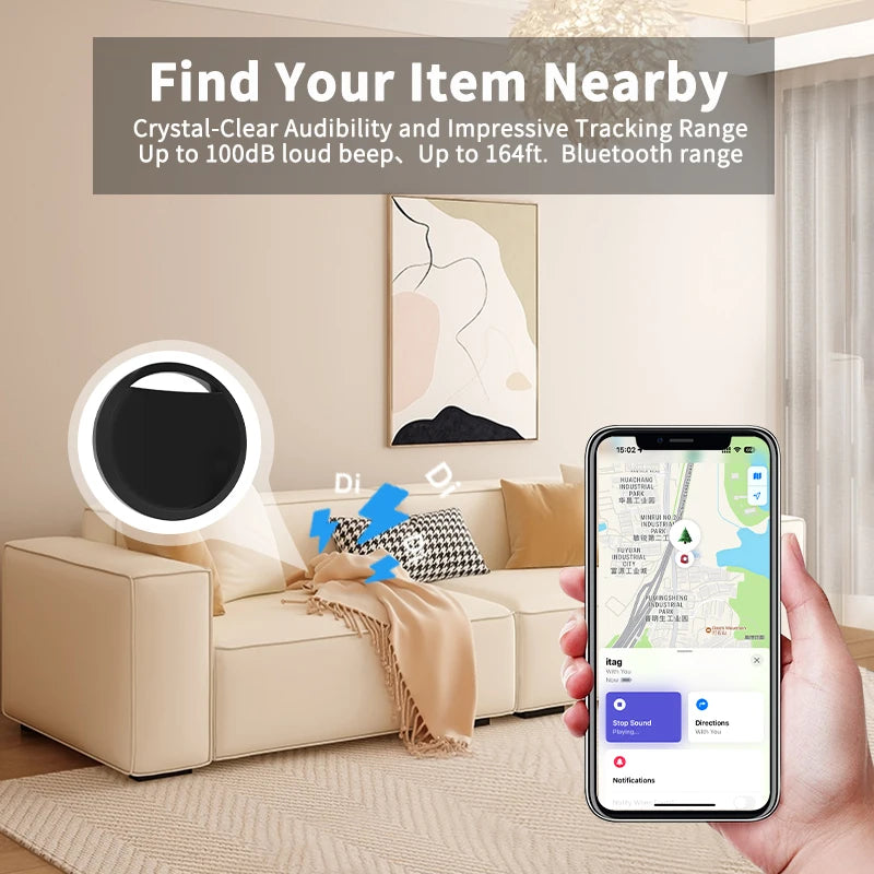 1/2 /4 pcs Anti-lose Tracker for Apple Airtag Replacemen via Find My Bluetooth GPS Tracker For Luggage IOS MFi Key Finder -…