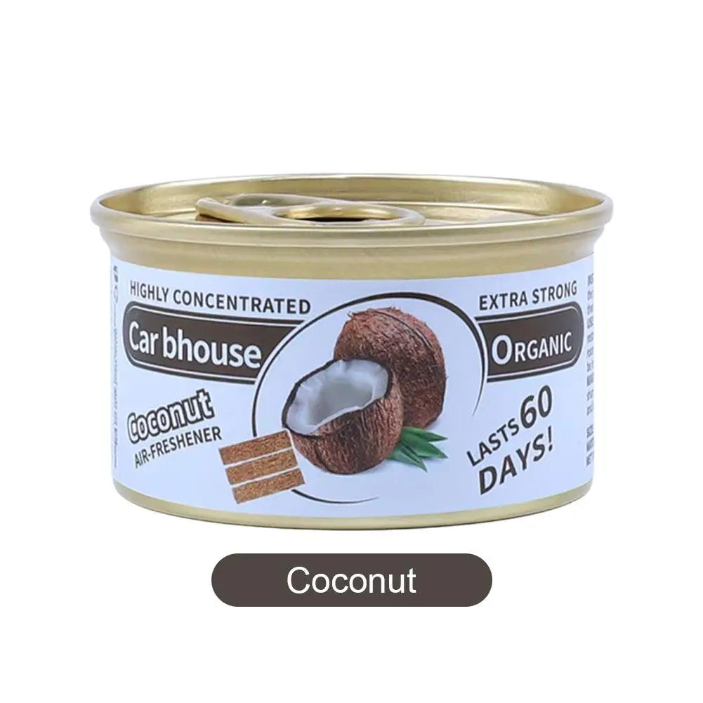 Car Flavoring Car Air Fresheners Perfume Canned Wood Blocks Coffee Flavor Long-Lasting Auto Aromatherapy Car Deodorant Suppl…
