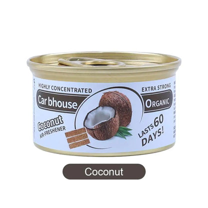 Car Flavoring Car Air Fresheners Perfume Canned Wood Blocks Coffee Flavor Long-Lasting Auto Aromatherapy Car Deodorant Suppl…