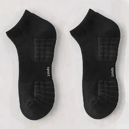 Men's Thick Bottom Sweat Absorbing and Breathable Sports Socks with Bottom Cushion for Running Professional Sports Men's Soc…