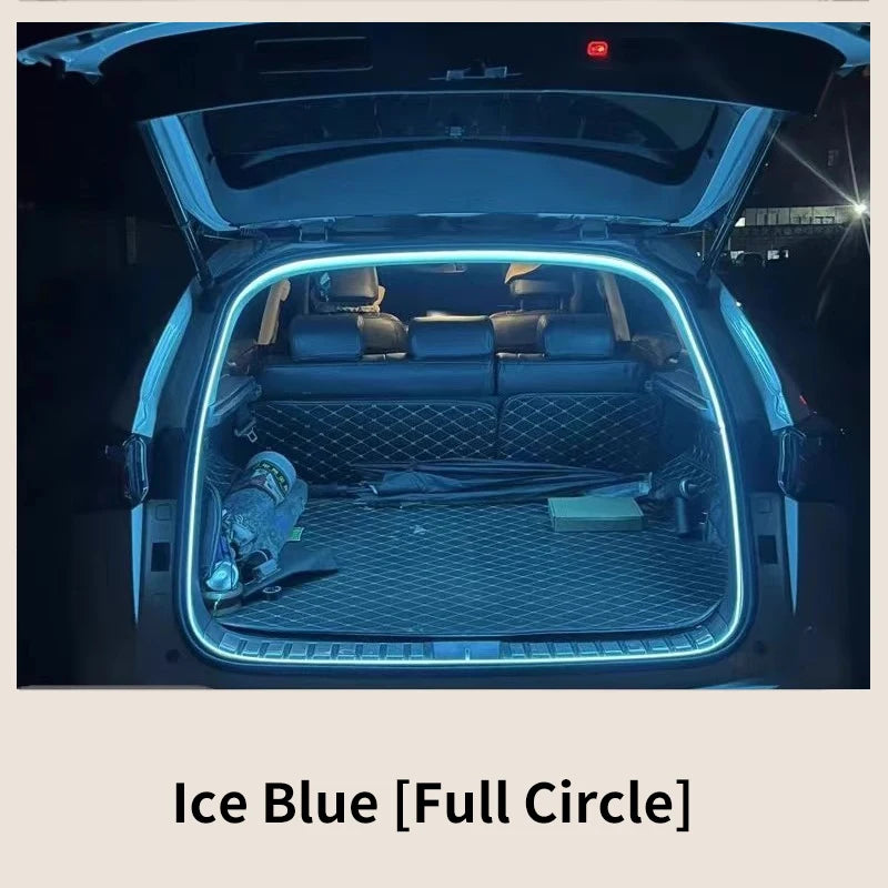 Car high brightness trunk lighting ambient light interior decoration LED wiring free automatic sensing tailgate light strip…