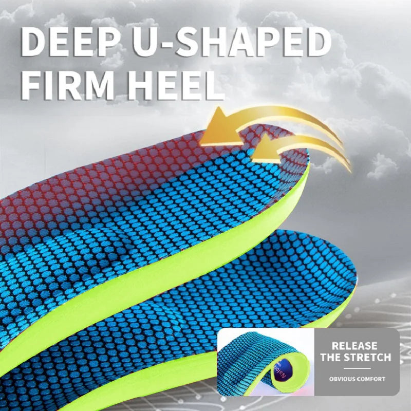 Orthopedic Insoles for Feet Sport Shock-absorbing Insole for Shoes Arch Support Plantar Fasciitis Templates Pads Men Women S…