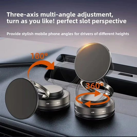 T30 Vacuum Magnetic Phone Holder Stand, for Magsafe Suction Cup Phone MountAdjustable Swivel Lock, for Your Car/Gym/Mirror -…