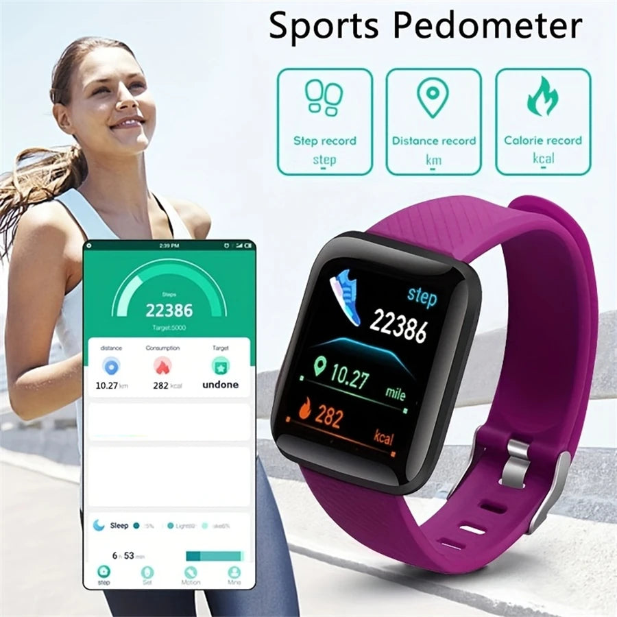 Smartwatch Men Women Wristwatches Smart Watch Message Fitness Monitor Bracelet Birthday Gift Electronic Clock For Android IO…