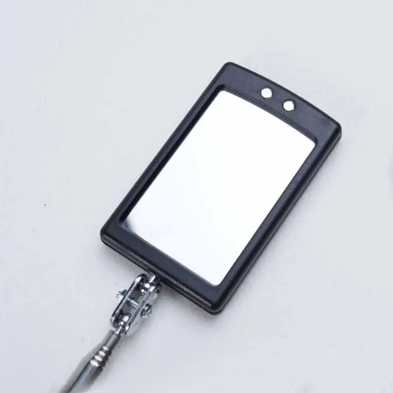 360° Inspection Mirror LED Light Telescoping Mirrors Extend Mechanic Tools Inspection Mirror Telescopic Handle Repairing Too…