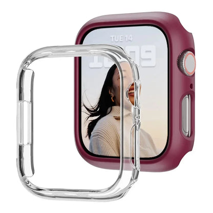 Cover for Apple Watch Case 45mm 41mm 44mm 40mm 42mm 38mm 46 49 mm Accessories PC Protector bumper iWatch Series 8 7 SE 6 5 4…