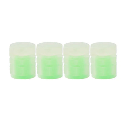 Luminous Valve Caps Fluorescent Night Car Tire Valve Caps Motorcycle Bike Glowing Decor Wheel Nozzles Tyre Cap Car Accessori…