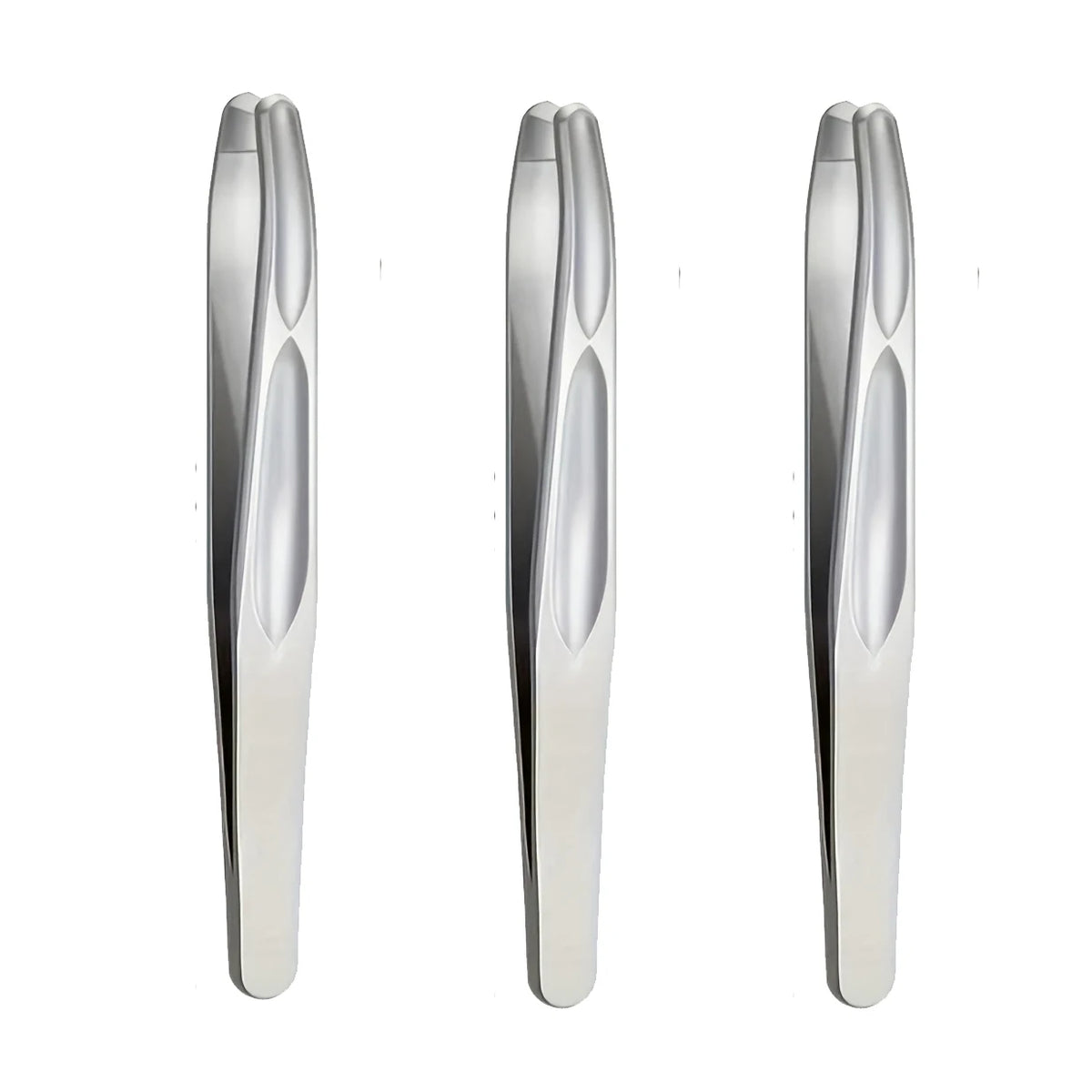 Premium Round Head Tweezers for Eyebrow & Facial Hair Removal Seamless Clips Short Hair Precision Beard Clip - image 11