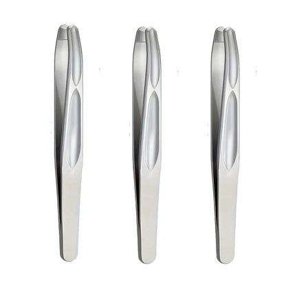 Premium Round Head Tweezers for Eyebrow & Facial Hair Removal Seamless Clips Short Hair Precision Beard Clip - image 11