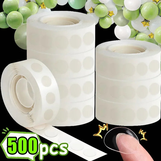 Double Sided Clear Sticky Point Tape Balloon Glue Dot Adhesive Birthday Wedding Party Balloons Glue Sticker Photoes Stand Ar…