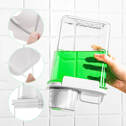 1100/1800/2300Ml Refillable Laundry Detergent Dispenser Empty Tank for Powder Softener Bleach Storage Container with Labels…