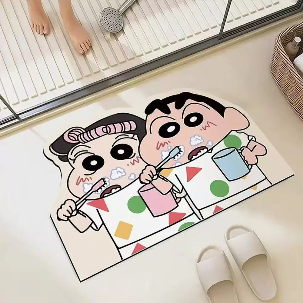 Shower Room Water Uptake Mat Quick Drying Fashionable Home Gifts And Exquisite Cartoon Anime Soft And Comfortable Anime Peri…