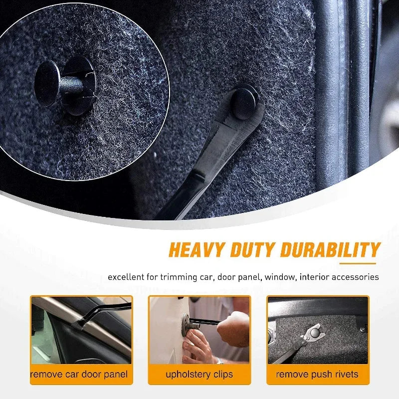 4/1pcs Car Door Clip Car Disassembly Tools Set DVD Stereo Refit Kits Interior Plastic Trim Panel Dashboard Removal Tool - im…