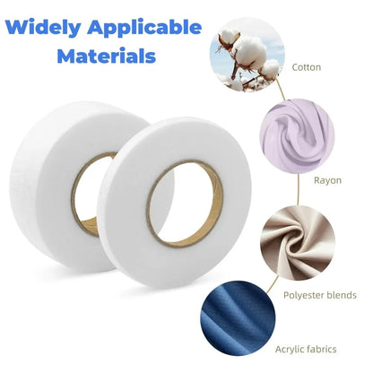 Self Adhesive Pants Hem Tape Iron DIY Jean Clothes Length Shorten for Hats Clothes Hot Melt Double-Sided Tape Sewing Tool -…