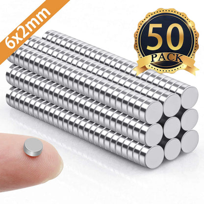 50/100/200 Piece Super Powerful Magnets Strong Disc Magnets for Fridge, DIY, Building, Scientific, Craft, Education - image 9