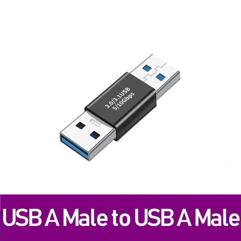Universal USB 3.0 OTG Type C Adapter USB C Male to USB-A Male Female Converter for Macbook Huawei Samsung Xiaomi Ipad Connec…