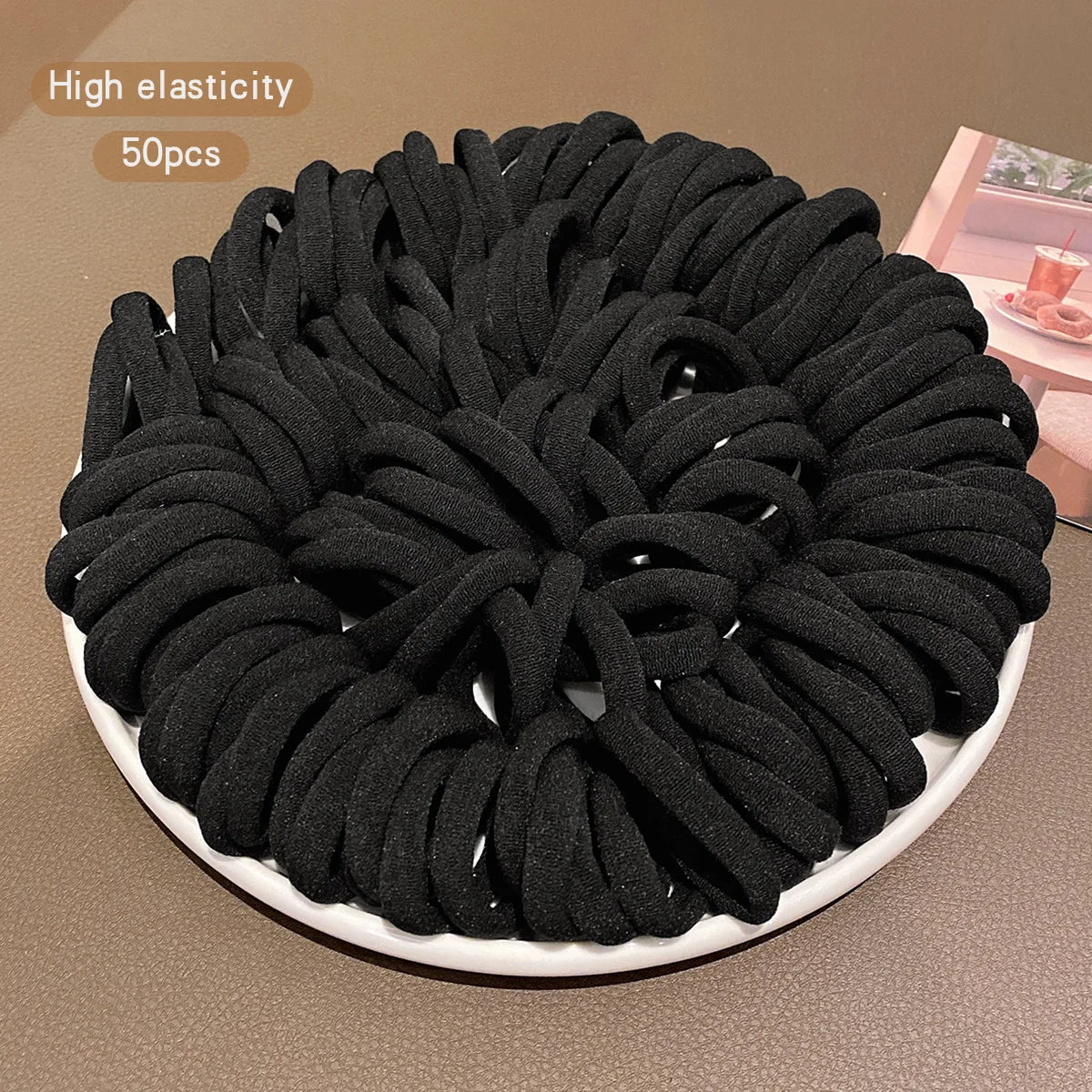 100 seamless, high elasticity, durable Korean style hair accessories with elastic bands suitable for daily use - image 7
