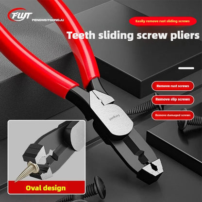 slip-tooth screw pliers Screw removal pliers slip-wire pliers Carp slip-wire screw pliers rusty wire removal pliers