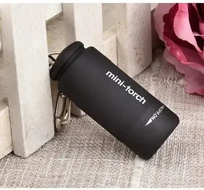 Led Micro Pocket Flashlight Portable USB Rechargeable Keychain Flashlight Waterproof Home Outdoor Hiking Camping Flashlight…