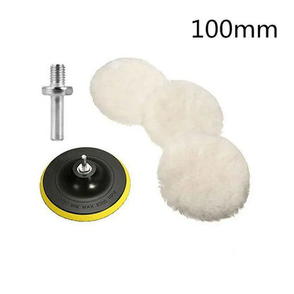Universal Car Polish Pad 3/4inch For M10/M14 Soft Wool Machine Waxing Polisher Car Body Polishing Discs Cleaning Accessories…