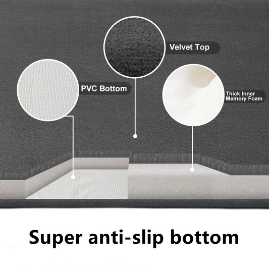 Super absorbent floor mat, super absorbent bath mat, super anti slip coral velvet bathroom floor mat, door mat - image 2
