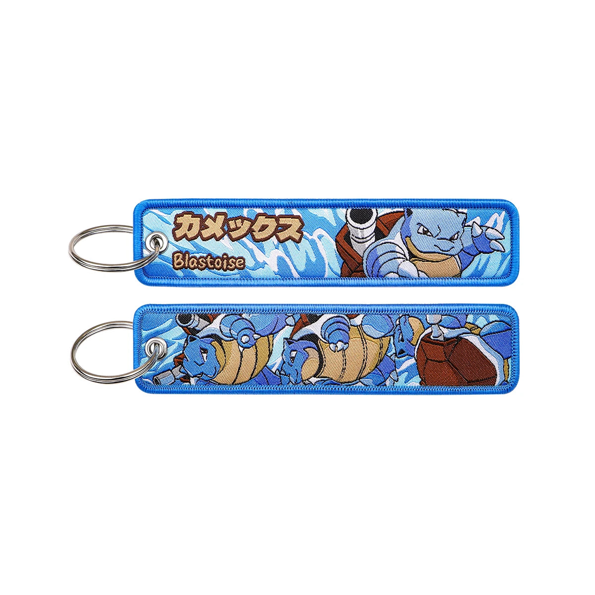 Japanese Anime Elf Monsters Keychain for Cars Backpack Key Holders Embroidery Keyrings Key Tag Jet Tag Accessories Gifts 1pc…