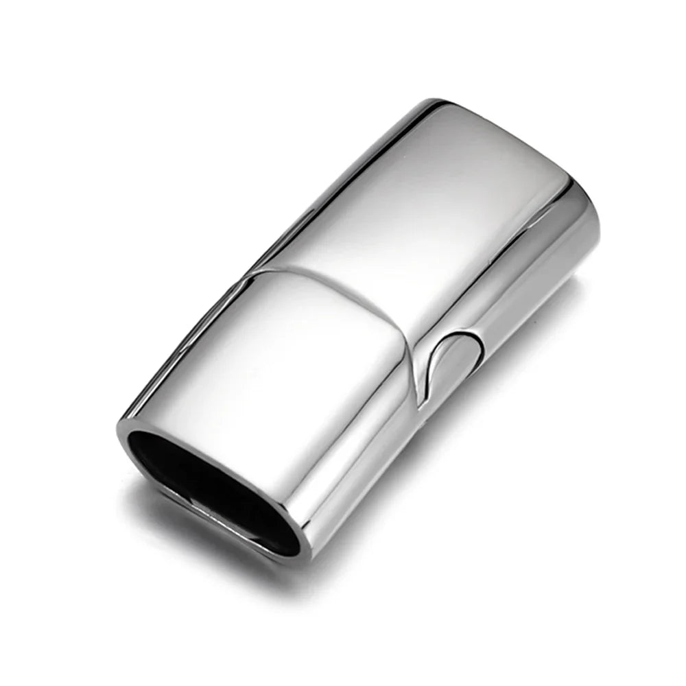Stainless Steel Magnetic Clasp 8*4mm 10*5mm 12*6mm for DIY Bracelet Accessories Jewellery Making Supplies Jewelry Parts - im…