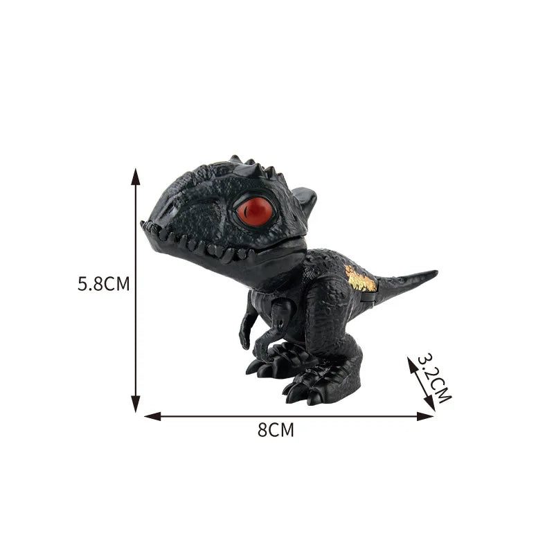 Jurassic Finger Dinosaur Triceratops Tyrannosaurus Model Toys for Kids Creative Finger Biting Dinosaurs Interactive Toy Boy…
