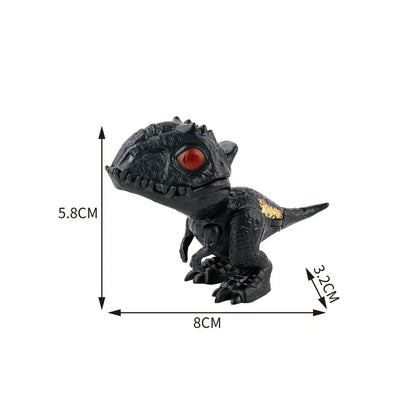 Jurassic Finger Dinosaur Triceratops Tyrannosaurus Model Toys for Kids Creative Finger Biting Dinosaurs Interactive Toy Boy…