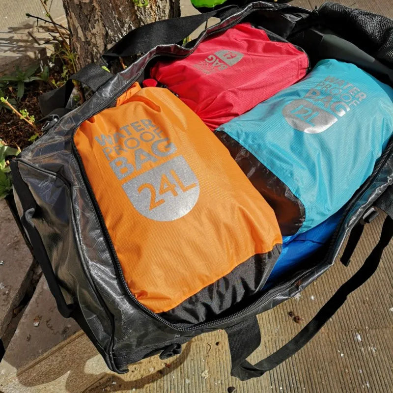 Swimming Waterproof Dry Bag Pack Rafting Kayaking River Trekking Floating Sailing Canoing Boating Water Resistance Dry Sacks…