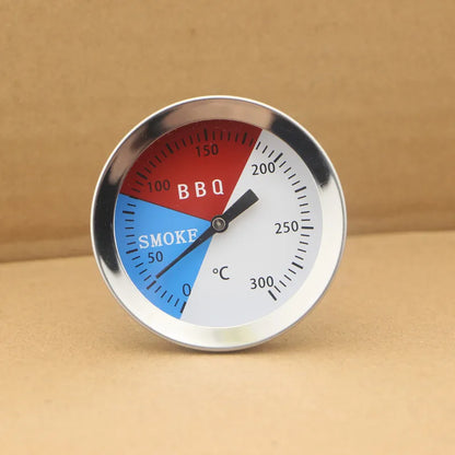 300°C High Temperature Oven BBQ Thermometer 52mm Stainless Steel Grill Barbecue Gauge Kitchen Cooking Temperature Tool - ima…
