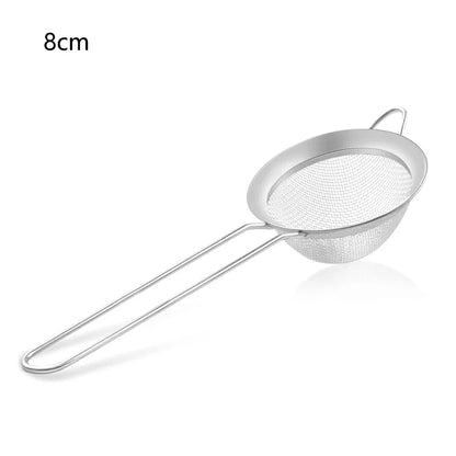 1/3/4Pcs/Set Stainless Steel Wire Fine Mesh Oil Strainer Flour Colander Sieve Sifter Pastry Baking Tools Kitchen Accessories…