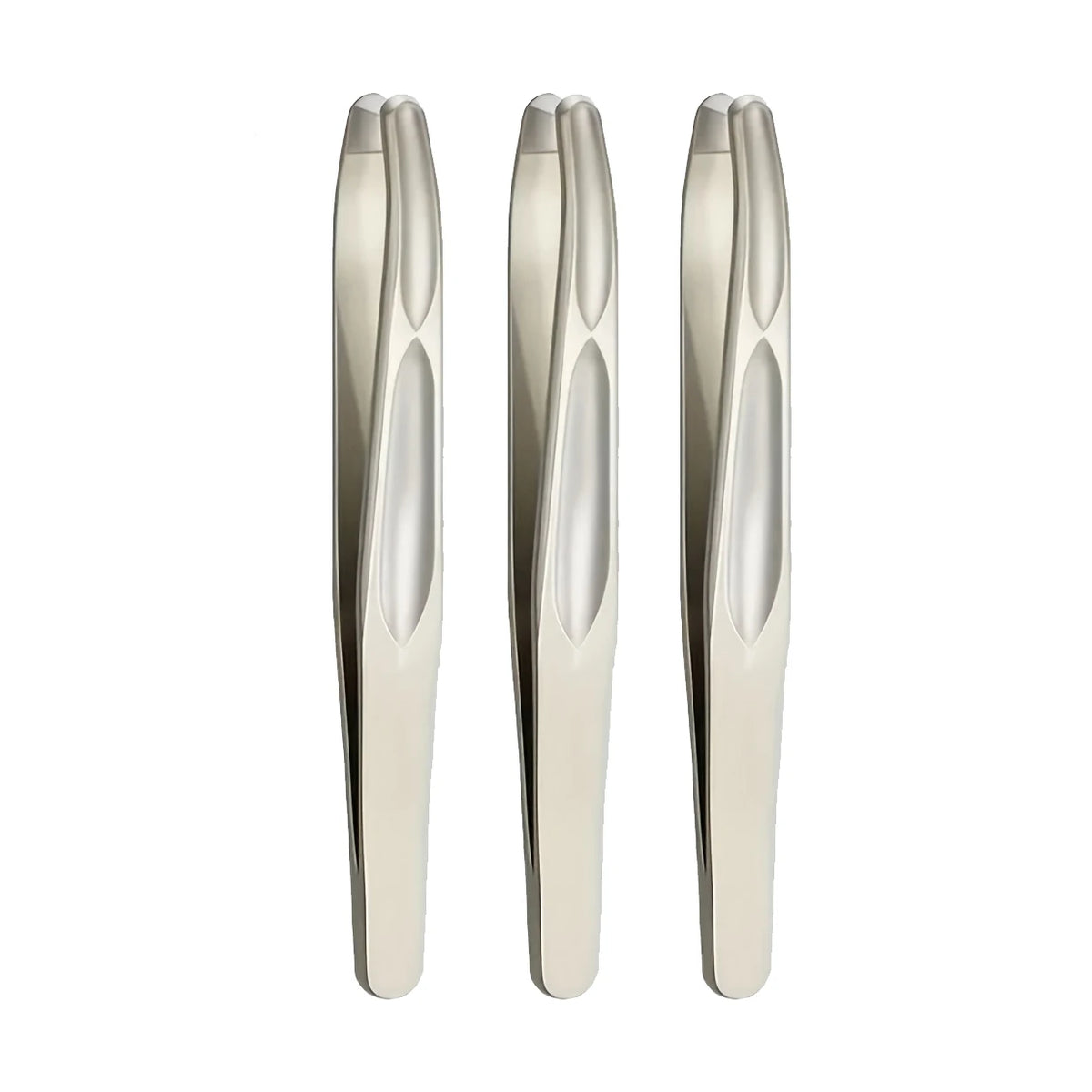 Premium Round Head Tweezers for Eyebrow & Facial Hair Removal Seamless Clips Short Hair Precision Beard Clip - image 10