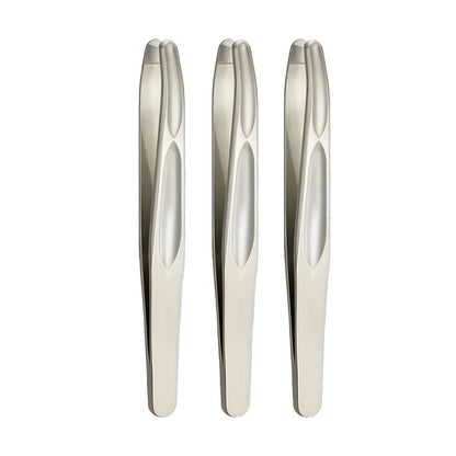 Premium Round Head Tweezers for Eyebrow & Facial Hair Removal Seamless Clips Short Hair Precision Beard Clip - image 10