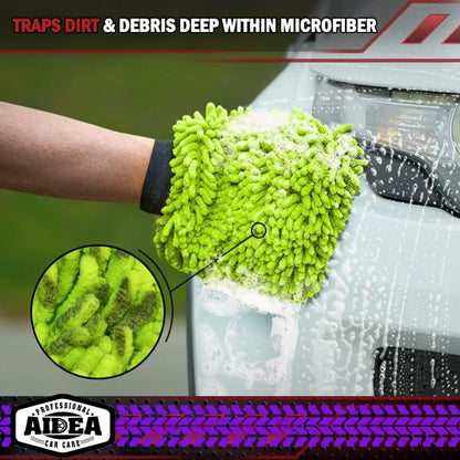 Electric Bicycle Car Cleaning Microfiber, 1/2-Piece Set Scratch Free and Lint Free, High-Quality Lint Microfiber Car Wash Gl…