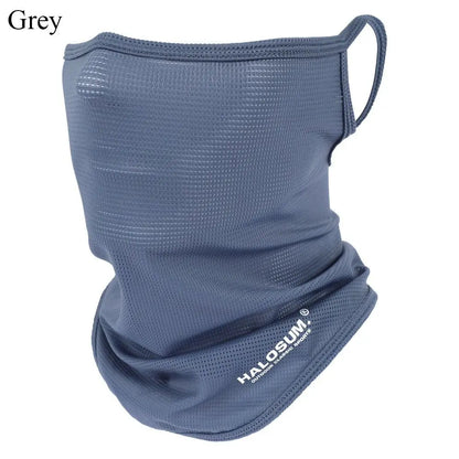 Full Face Mask Balaclava Breathable Sun UV Protection Summer Ice Silk Sun Protection Bike Mask Motorcycle Scarf Neck Gaiter…
