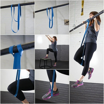 Bold Sports Elastic Belt Pull-Up Auxiliary Men's And Women's Gym Pilates Exercise Equipment Rubber Fitness Resistance Belt -…