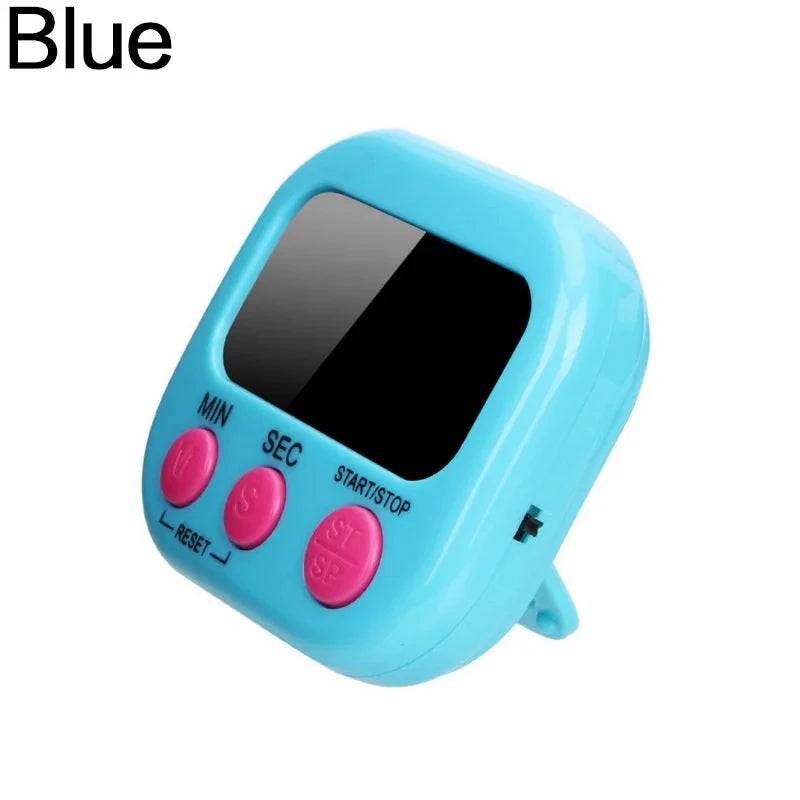 1PC LCD Digital Kitchen Timer Magnetic Cooking Large Count Down Up Clear Loud Alarm Stonego Home Kitchen Accessories - image…
