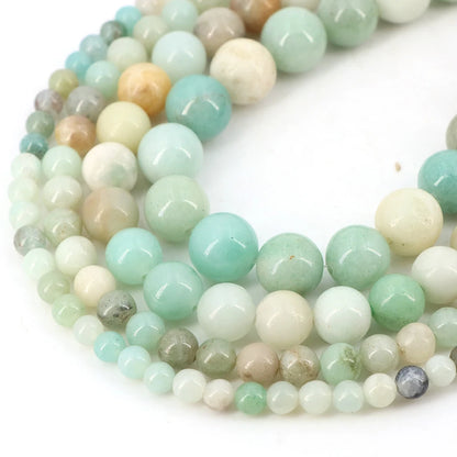 Natural Stone Beads Blue Tiger Eye Crystal Amethyst Rose Quartz Gemstone Bead for Jewelry Making Bracelet Necklace 4/6/8/10M…