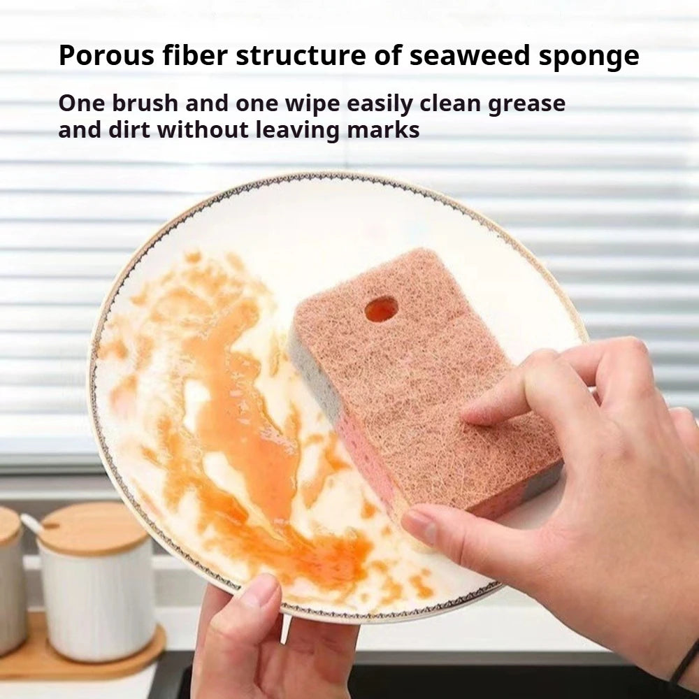 Double Sided Sponge Multipurpose Cleaning Sponge for Dishwashing and Stain Removal Durable Kitchen Bathroom Cleaning Tools -…
