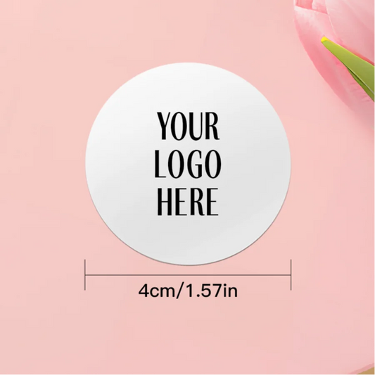 Customizable Photo Stickers with Multicolor Logos - Durable Waterproof Labels for Promotional Events & Corporate Gifts - ima…