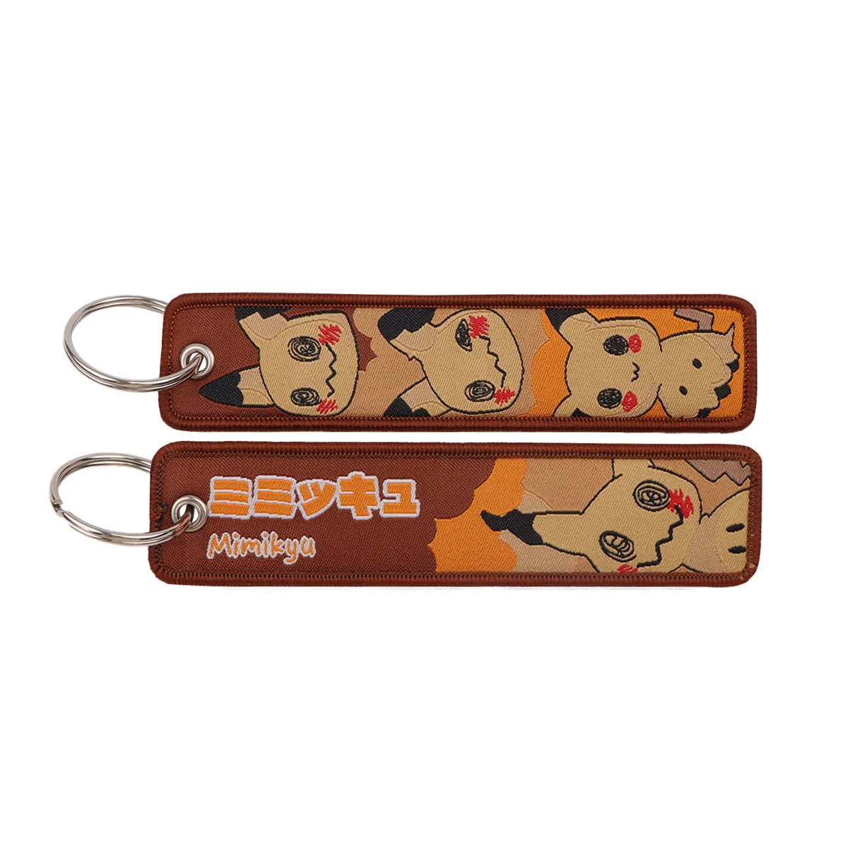 Japanese Anime Elf Monsters Keychain for Cars Backpack Key Holders Embroidery Keyrings Key Tag Jet Tag Accessories Gifts 1pc…