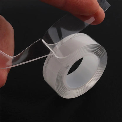 1m 2m 3m 5m Nano Tape Double Sided Tape Transparent Reusable Waterproof Adhesive Strong Tapes Cleanable Kitchen Bathroom Sup…