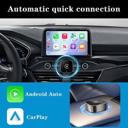 2 IN 1 Wireless Carplay Adapter, Converts Wired to Wireless carplay Adapter for iPhone, Wireless Control Plug & Play Carplay…