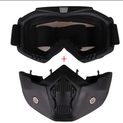 Dustproof Motocross Glasses Adjustable Motorcycle Goggles Breathable Full Face Protective Motorbike Dirt Bike Off-road Mask…